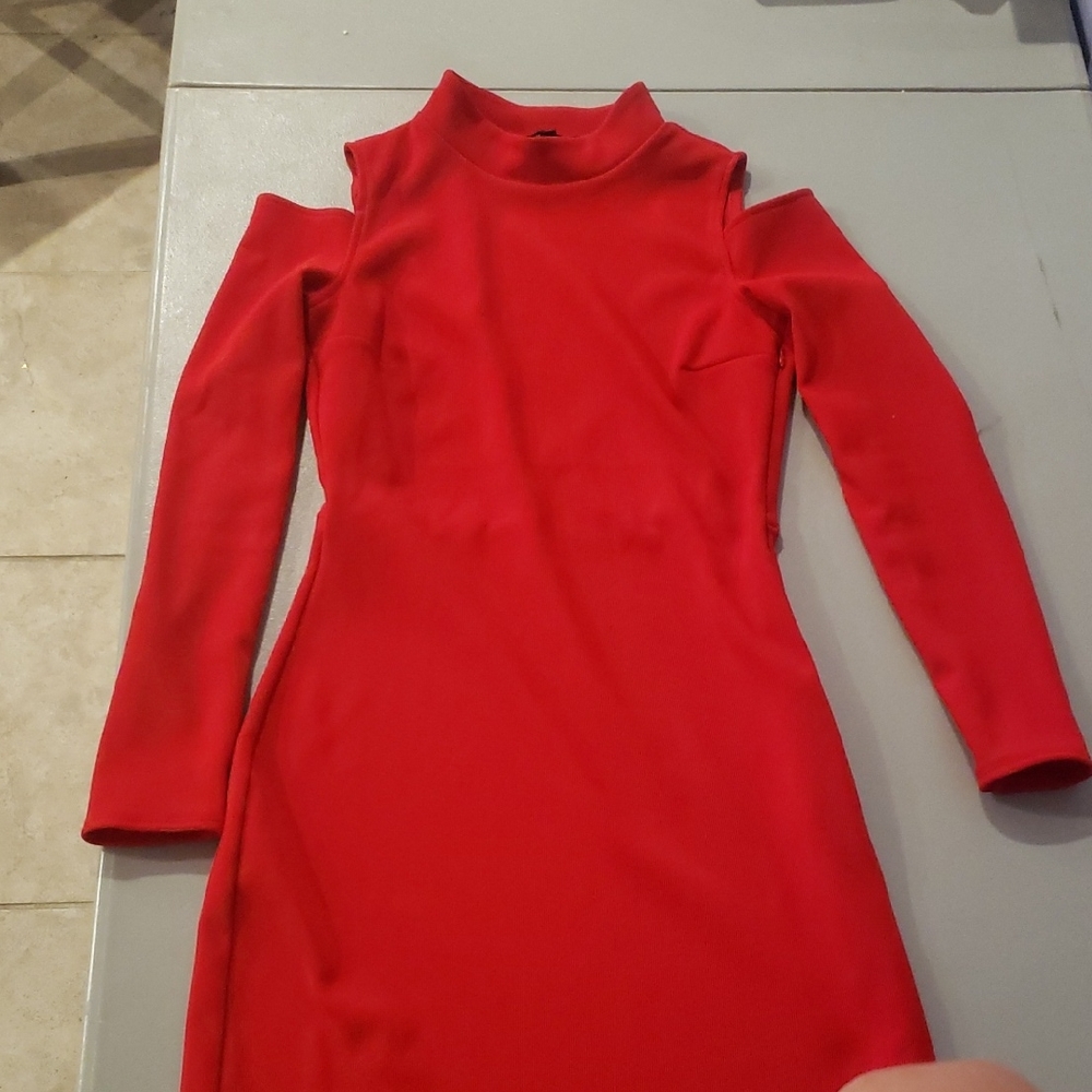Elegant Red Women's Dress